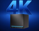 A Valve Steam Machine 4K-s háttér előtt