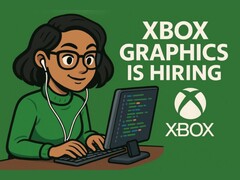 Xbox Graphics LinkedIn hirdetés grafikája visszafelé néző képernyővel (Kép forrása: Mike Matsel LinkedIn fiókja)