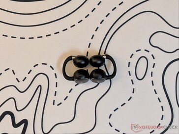 A Clip 2 fülhallgató felső nézete.