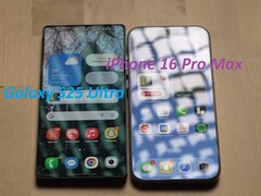 az iPhone 16 Pro Max kijelzője sokkal jobban tükröződik, mint az S25 Ultra. (Kép forrása: 6 Months Later a YouTube-on, szerkesztve)