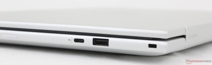 Rendben: USB-C w/ DisplayPort 1.4 + Power Delivery (10 Gbps), USB-A (5 Gbps), biztonsági zár, Nano-SIM (opcionális)