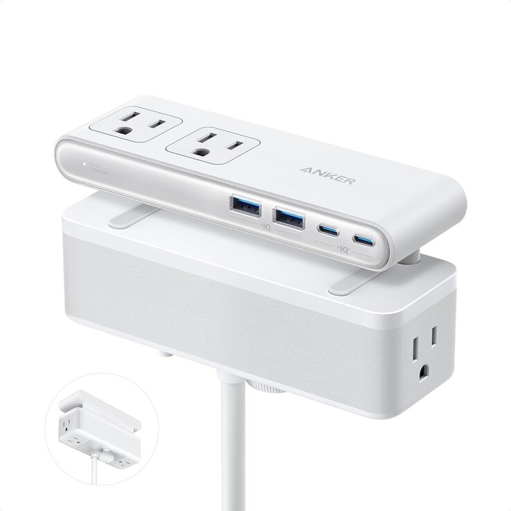 Anker Nano Power Strip (10 az 1-ben, 70W, bilincs) fehér színben