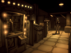 Bendy: A magányos farkas a Borisz és a sötét túlélés újragondolt változataként kerül piacra. Képünkön - a játék hivatalos grafikája. (Kép forrása: Steam)  