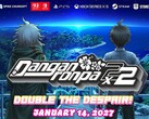 A Danganronpa 2×2 szalagcímének megjelenítése