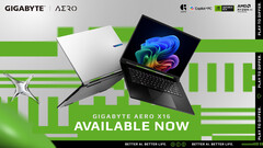 A Gigabyte Aero X16 akár 14 órás akkumulátor-üzemidőt kínál