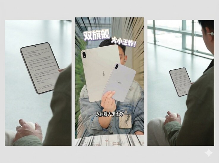 Kiszivárgott az Oppo Pad Mini elülső és hátsó dizájnja.