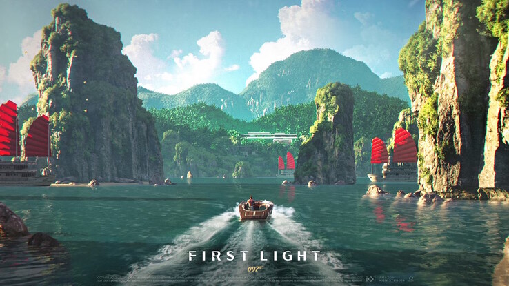 A festői helyszínek a 007 First Light és minden Bond-film egyik csúcspontja. (Kép forrása: IO Interactive)