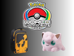 Pokémon világbajnoksághoz kapcsolódó árucikkek (Kép forrása: The Pokémon Company szerkesztéssel)