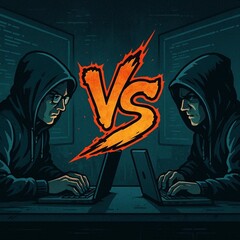 Egy hacker fórumot feltörtek. (Kép forrása: GPT-4o által generált AI)