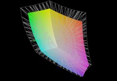 Medion Erazer Major 16 X1 vs. DCI-P3