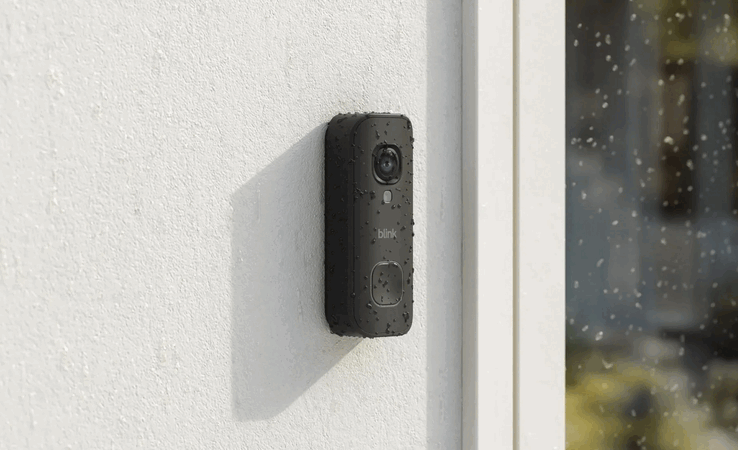 A Blink 2K+ Video Doorbell IP65 vízállósággal rendelkezik