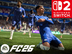Az EA Sports FC 26 Switch 2 banner látható (Kép forrása: Nintendo of America, EA Sports szerkesztéssel)