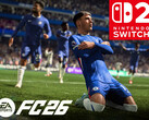Az EA Sports FC 26 Switch 2 banner látható (Kép forrása: Nintendo of America, EA Sports szerkesztéssel)