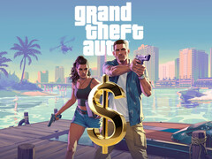 GTA 6 artwork Jason, Lucia és a dollárjel (Kép forrása: Rockstar Games, szerkesztés)