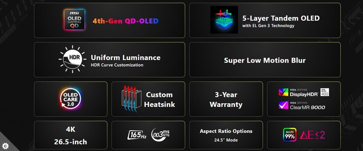 MSI MAG 272UP QD OLED E16 kiemeli a legfontosabb tudnivalókat