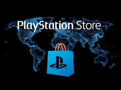 A PlayStation Store logója a világtérképen