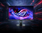 A ROG Strix Pulsar XG27AQNGV vékony keretekkel és kisebb állvánnyal rendelkezik, mint a korábbi egyenértékű Asus gaming monitorok. (Kép forrása: Asus)