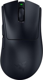 A Razer DeathAdder V4 Pro felső nézete fekete színben (Kép forrása: Amazon)