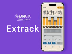 A Yamaha Extrack alkalmazás lehetővé teszi az egyedül játszó zenészek számára, hogy úgy gyakoroljanak a dalok előadásában, mintha egy igazi zenekar lenne jelen. (Kép forrása: Yamaha Japan)
