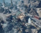 Egy harci helikopter lő és lerombol egy épületet a Battlefield 6-ban. (Kép forrása: Battlefield on YouTube, screenshot)