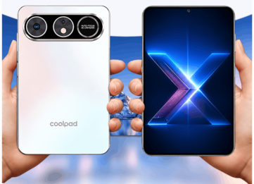 A Coolpad Cool X Wide előlapi és hátlapi kialakítása