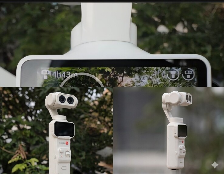 Megkértük a Geminit, hogy a kiszivárgott képek alapján készítse el az Insta360 Luna Ultra testének többi részét.