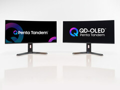 A Samsung Display új QD-OLED Penta Tandem technológiájának példája.