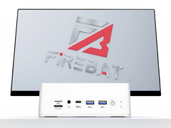Az A8 rendelkezik USB4 portokkal is. A képen: a mini PC előlapja egy promóciós képen. (Kép forrása: Firebat)