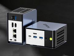 A NucBox K16 ára 679,99 dollárról indul. A képen: a mini PC portjait bemutató promóciós kép. (Kép forrása: GMK)