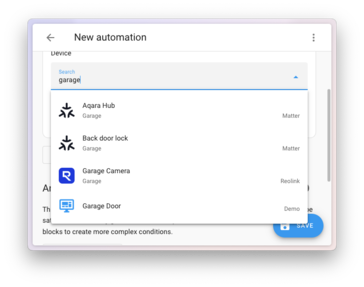 A továbbfejlesztett entitásválasztó a Home Assistant 2025.6 verziójával érkezik. (Kép forrása: Home Assistant)