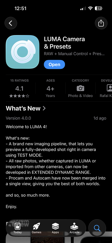 (Kép forrása: Apple app store)