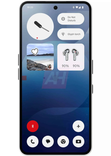 Nothing Phone (3a) design (kép forrása: Android Headlines)
