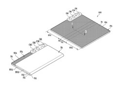 A Samsung Display a CES 2023 óta drasztikusan megváltoztatta befelé és kifelé hajtogatható koncepcióját. (Kép forrása: USPTO)