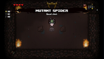 A képen: Játékmenet-képernyőkép a The Binding of Isaac: Rebirth című játékból.