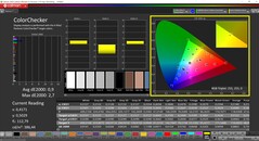 CalMAN ColorChecker kalibrálva