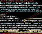 Moore törvénye halott Playstation 6 szivárgás (kép forrása: Moore törvénye halott YouTube csatorna)