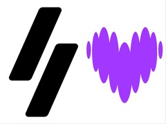 A Winamp és a Deezer logói.