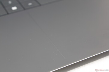 A kattintópad új vizuális körvonalai halványak és nehezen láthatók