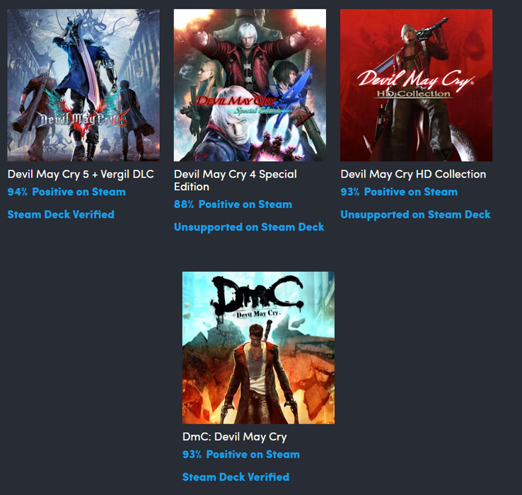A Humble Bundle Devil Triger Collection összes játéka (Kép forrása: Humble Bundle)
