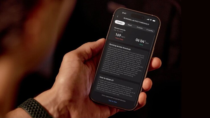 Az Amazfit Lactate Threshold mérési funkciója