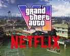 A GTA 6 Netflix Extended Look című videóhoz készült banner, a Grassrivers segítségével megjelenítve