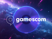 A Gamescom logója egy PS5-lemez felett