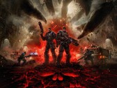 A Gears of War: E-Day hivatalos promóciós grafikája.
