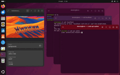 Ubuntu 25.10 &quot;Questing Quokka&quot; asztali képernyőkép, amely a GNOME 49 változásokat mutatja (Kép forrása: Canonical)