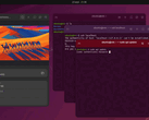 Ubuntu 25.10 "Questing Quokka" asztali képernyőkép, amely a GNOME 49 változásokat mutatja (Kép forrása: Canonical)