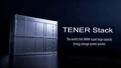 A Tener Stack 9 MWh energiatároló rendszer. (Kép forrása: CATL)