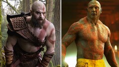 Ryan Hurst és Dave Bautista egymás mellett álló képe