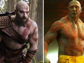 Ryan Hurst és Dave Bautista egymás mellett álló képe