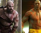 Ryan Hurst és Dave Bautista egymás mellett álló képe