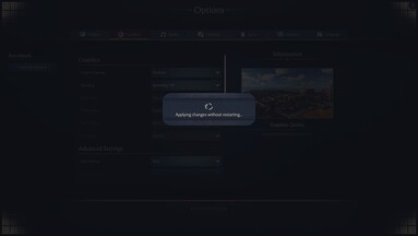 Részletes beállítások újraindítás nélkül - csak álljon készen a várakozásra